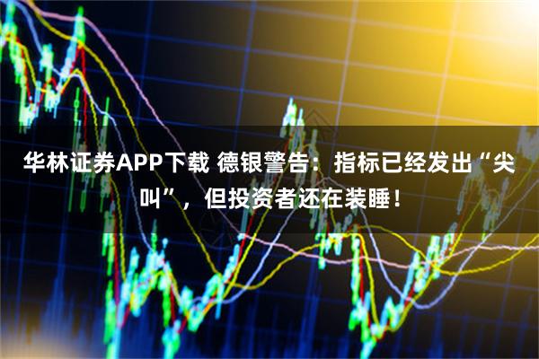 华林证券APP下载 德银警告：指标已经发出“尖叫”，但投资者还在装睡！